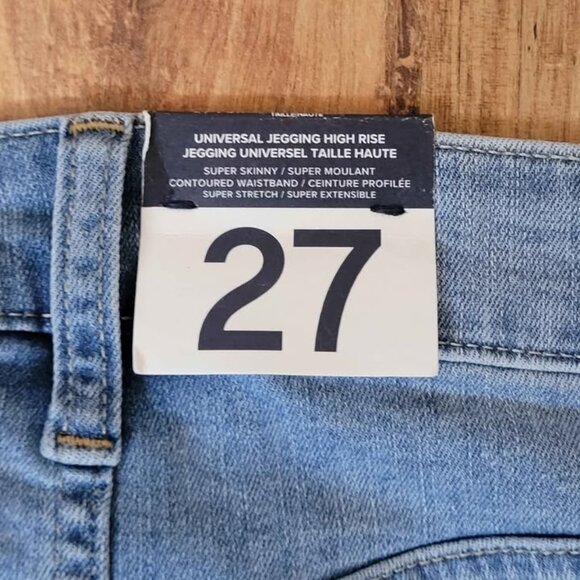 GAP High Rise Universal Legging Denim Sz 27 - Picture 6 of 7